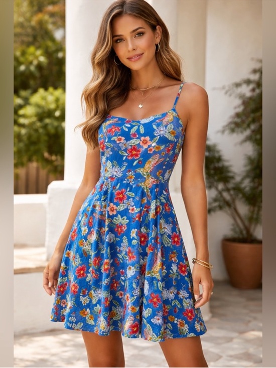 Old Navy Dresses & Skirts - Tropical Floral Summer Mini-Dress XXL